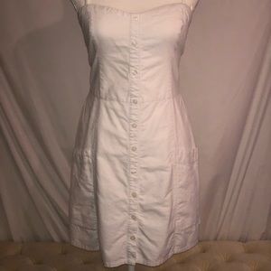 Abercrombie & Fitch White Dress Size M Strappy